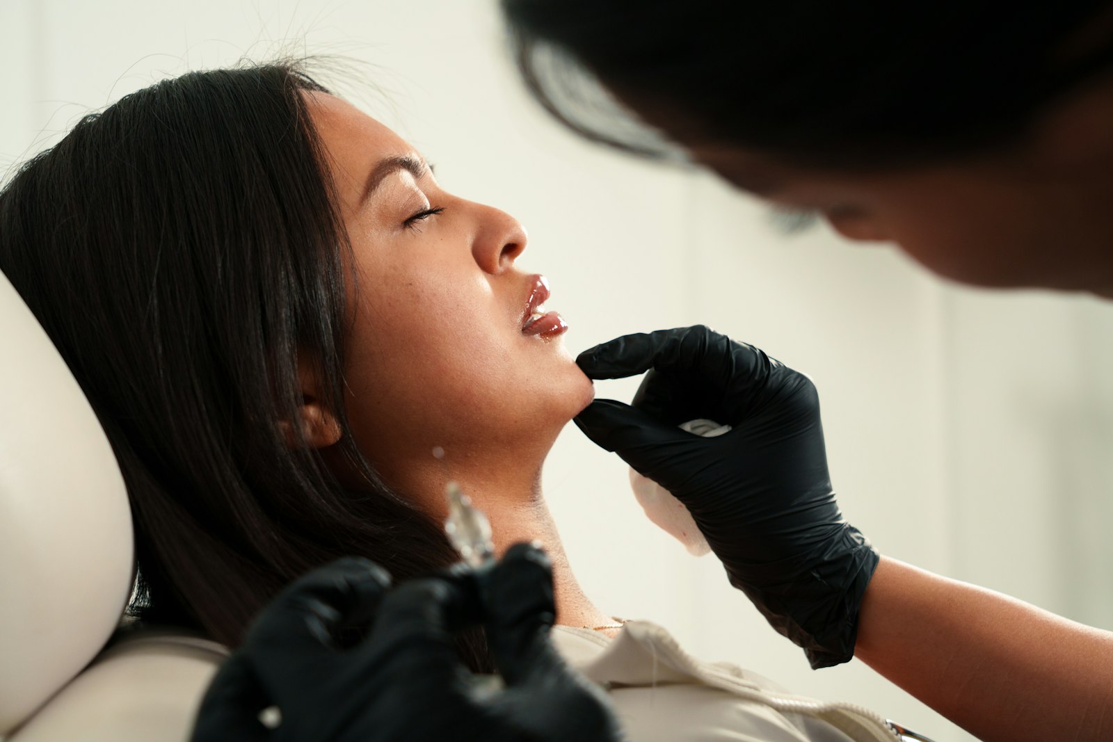 Minor skin procedure by a doctor